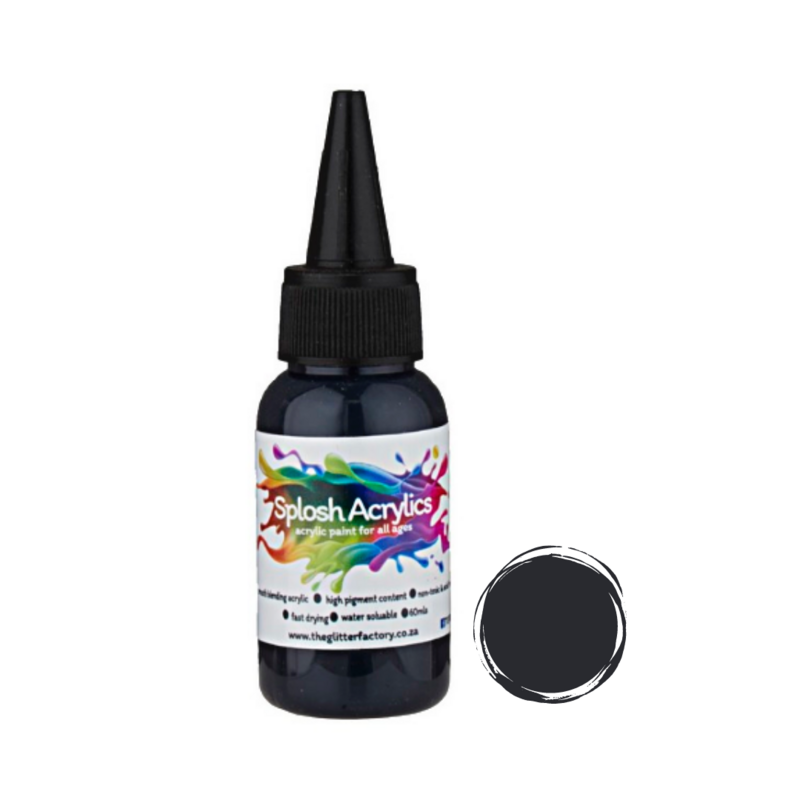 Splosh Acrylics 60mls BLACK