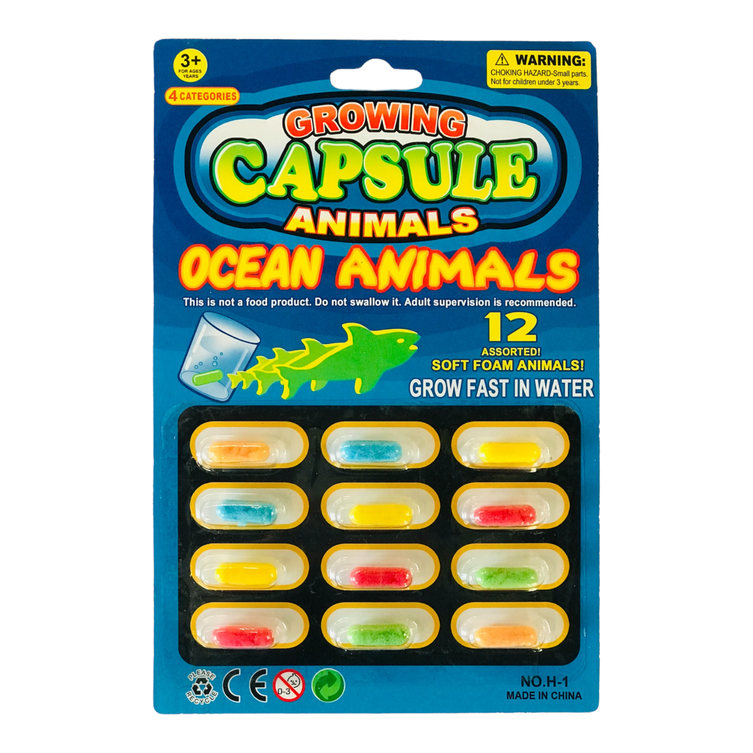 Ocean Animal Foam Capsules