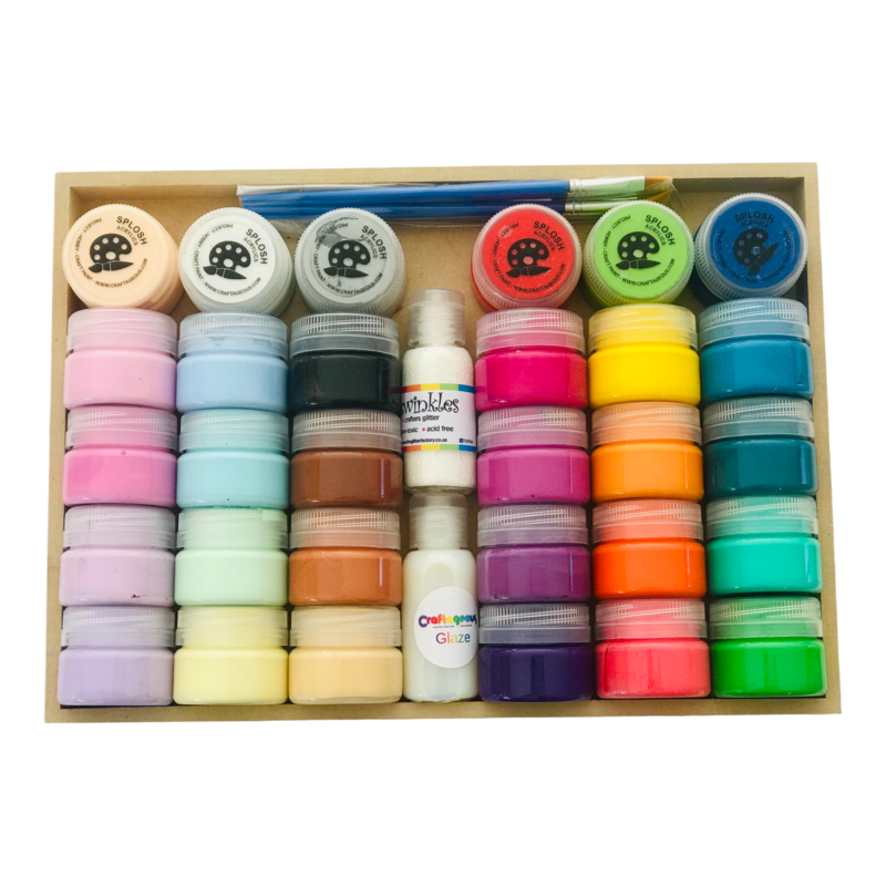 Acrylic Paint Kit 30 Colours