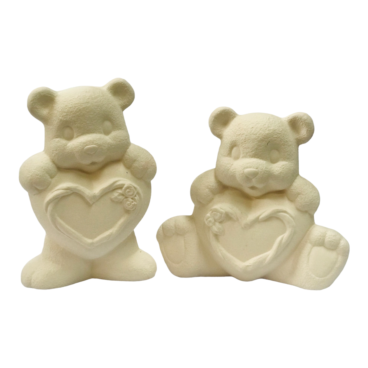 Ceramic Heart Bears