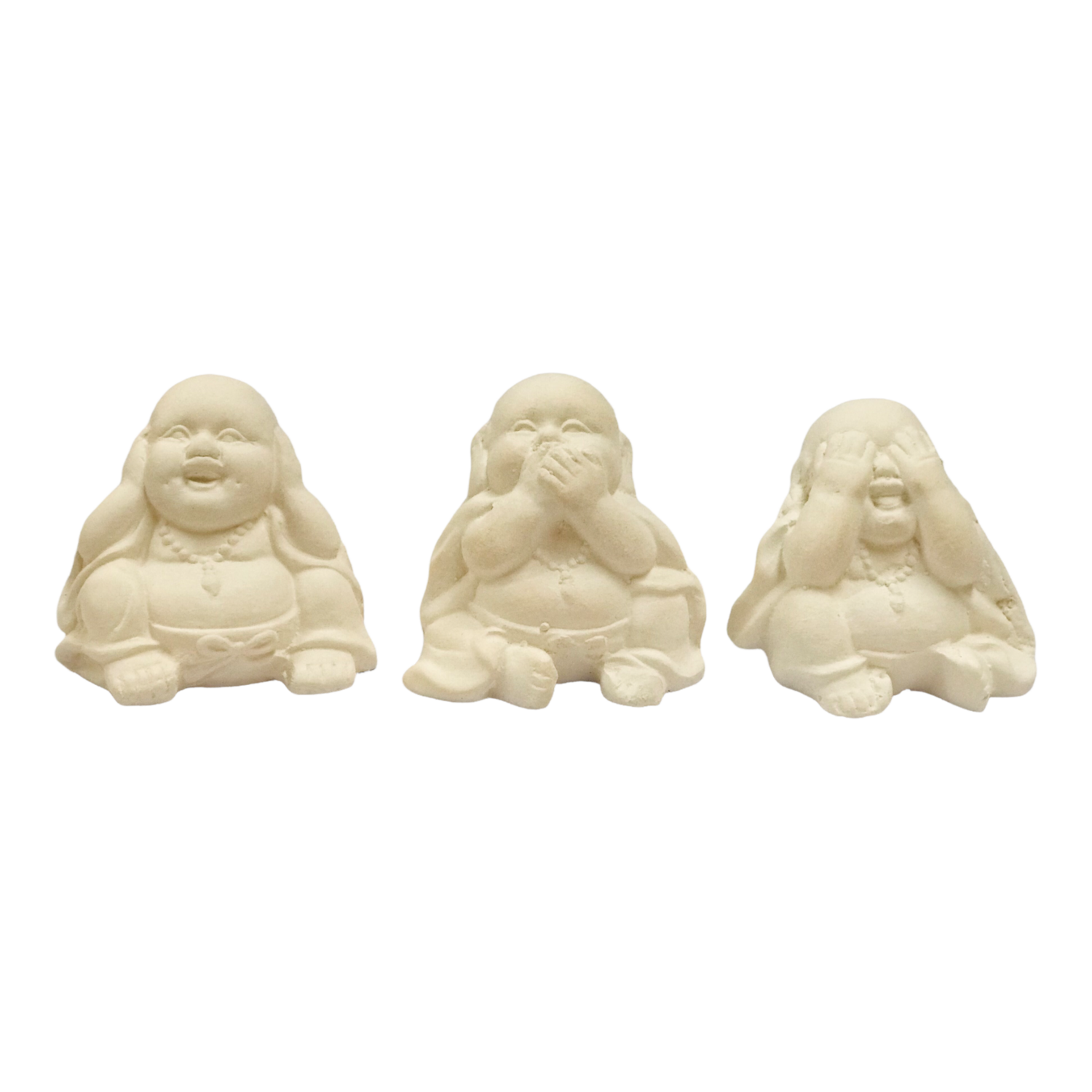 Ceramic Buddha Trio ceramic