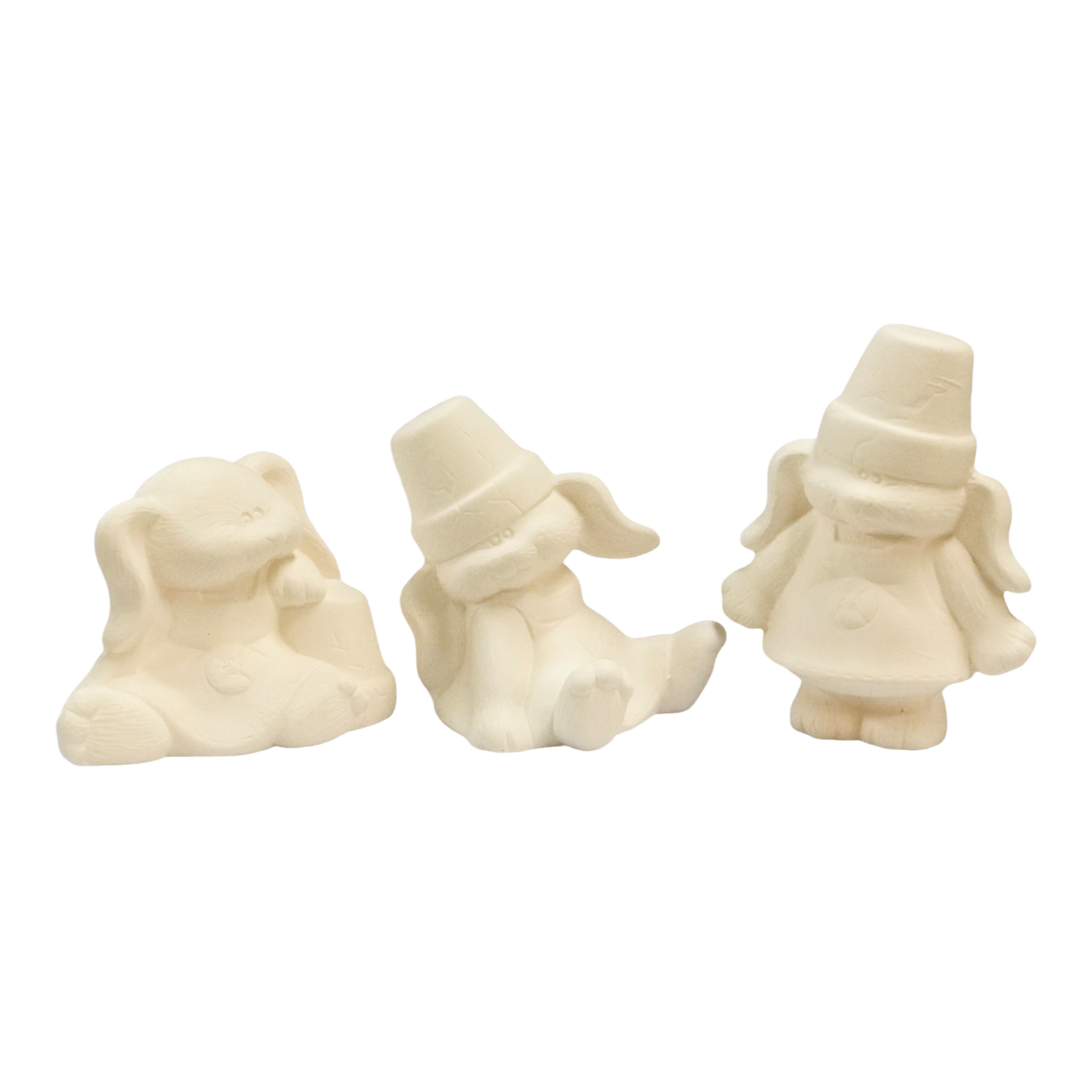 Cracked Pot Bunnies Ceramic