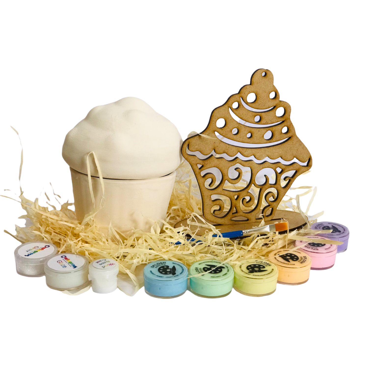 Ceramic Cupcake Craftikit