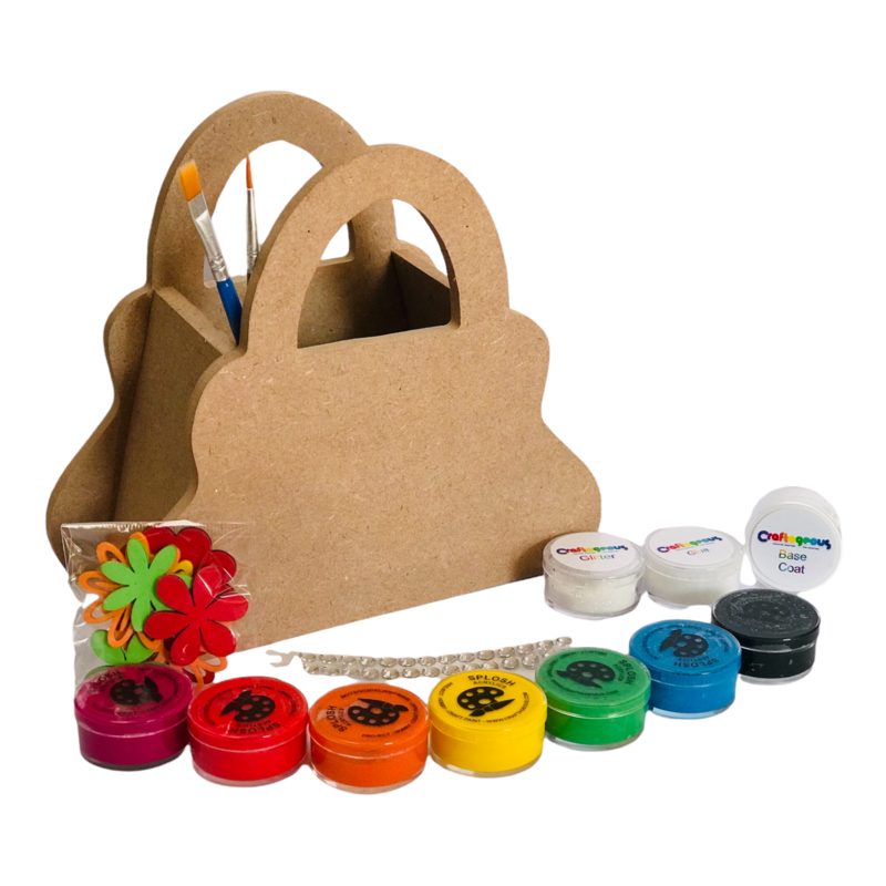 Wood Hangbag Craftikit Brite