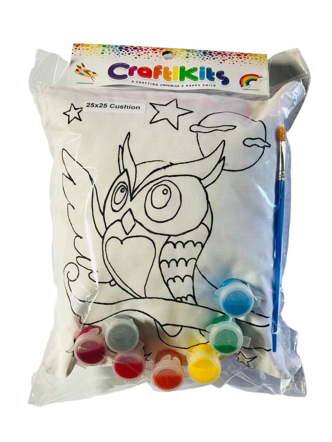 Waving Owl Cushion Craftikit
