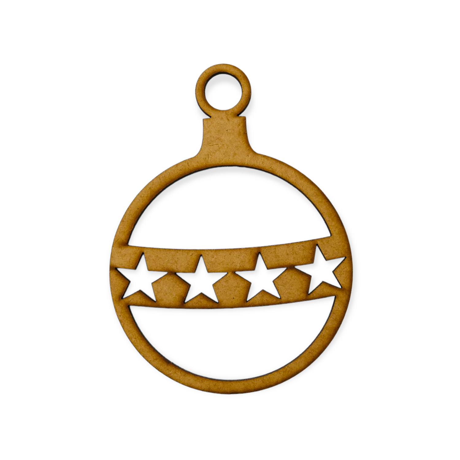 Christmas Bauble With Tinsel Wire