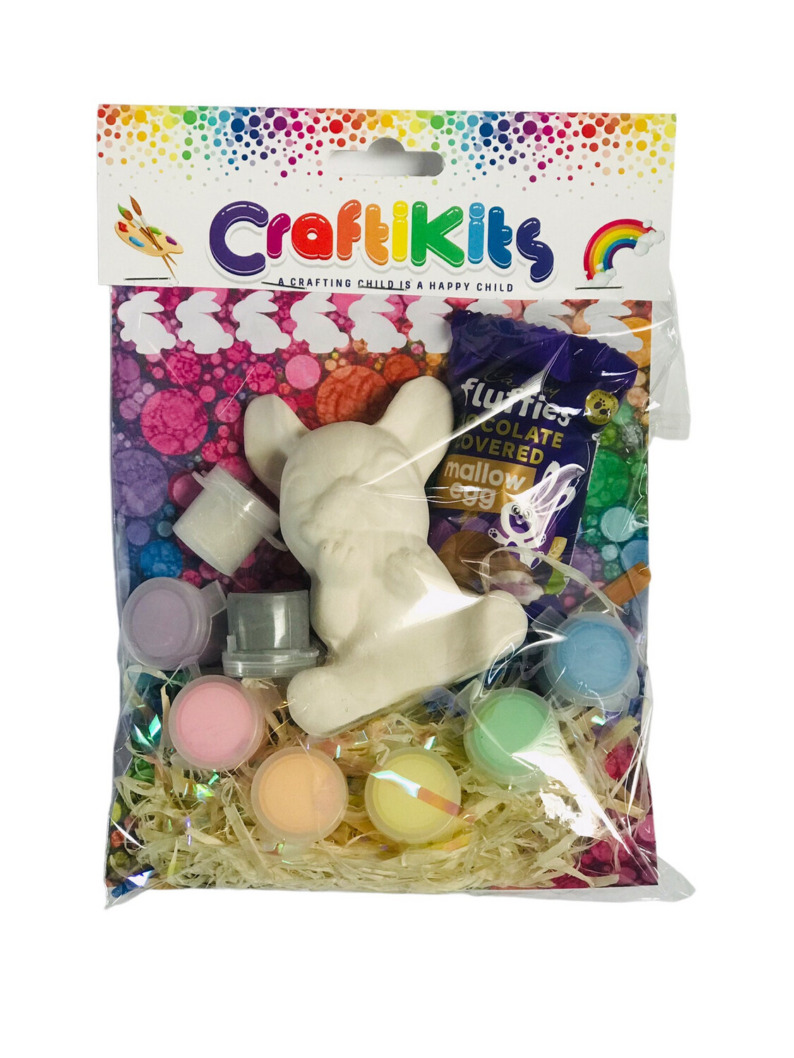 Bunny &amp; Egg Ceramic Craftikit