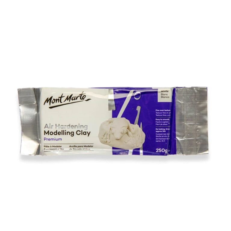 Mont Marte Premium Air Hardening Modelling Clay 250g – White