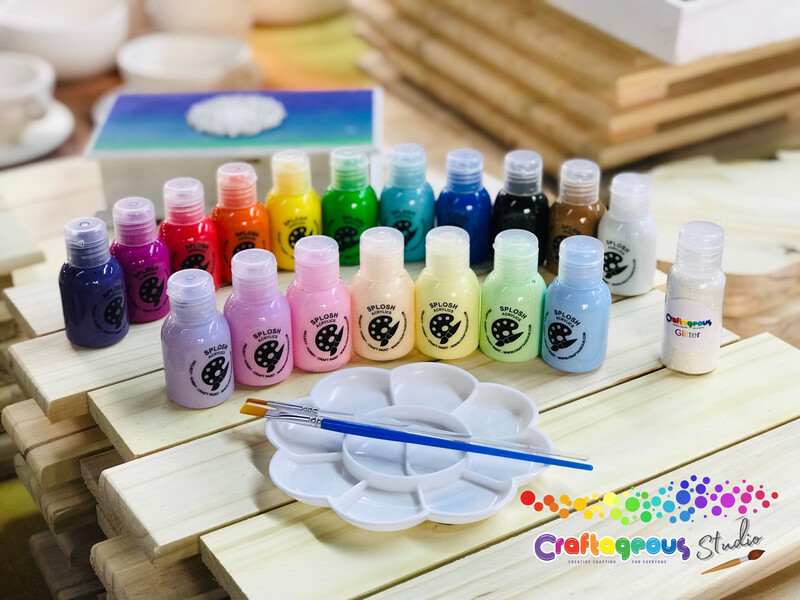 Splosh Acrylic 30ml Dumpy Set