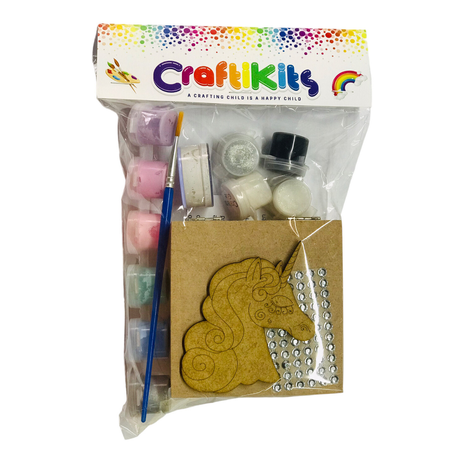 Unicorn WoodArt Box Kit
