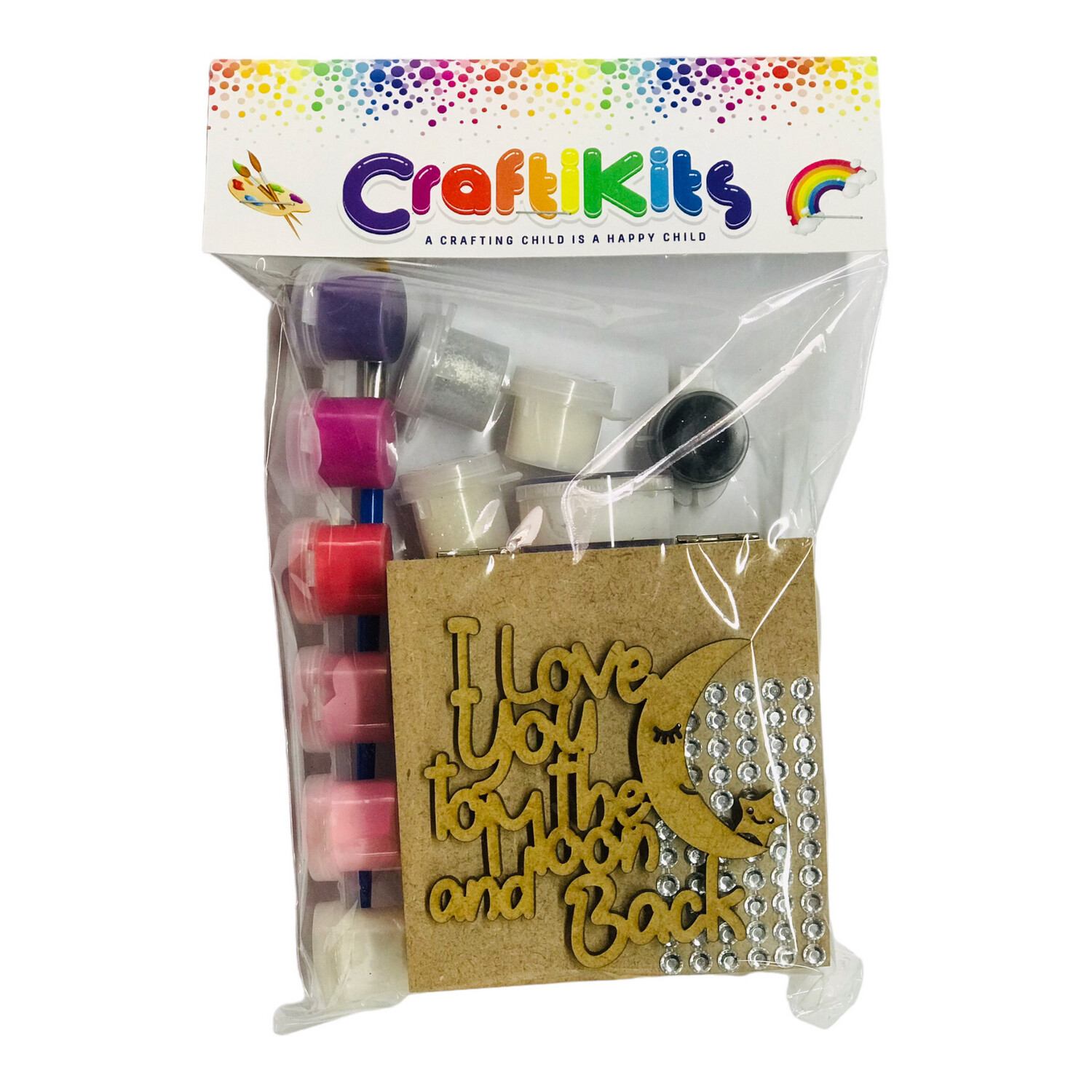 Love You To The Moon WoodArt Box Kit