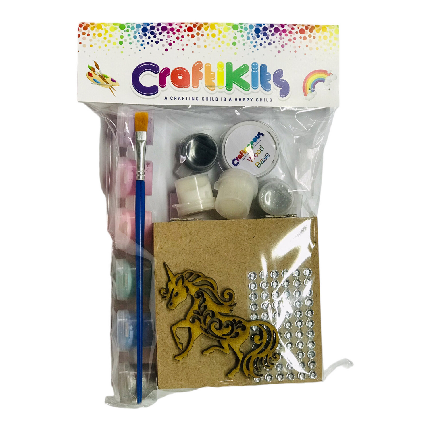 Unicorn WoodArt Box Kit