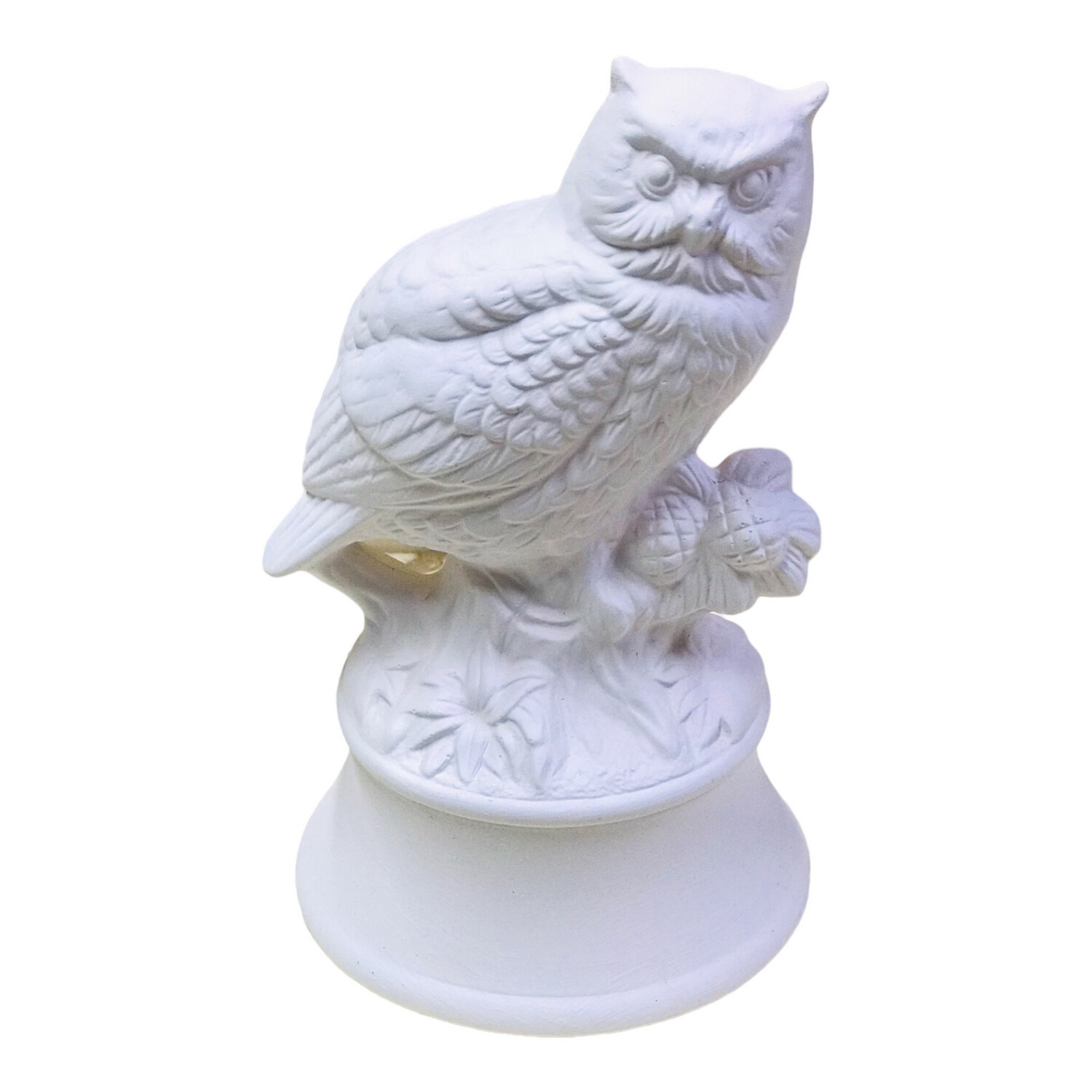 Owl On Base Pine