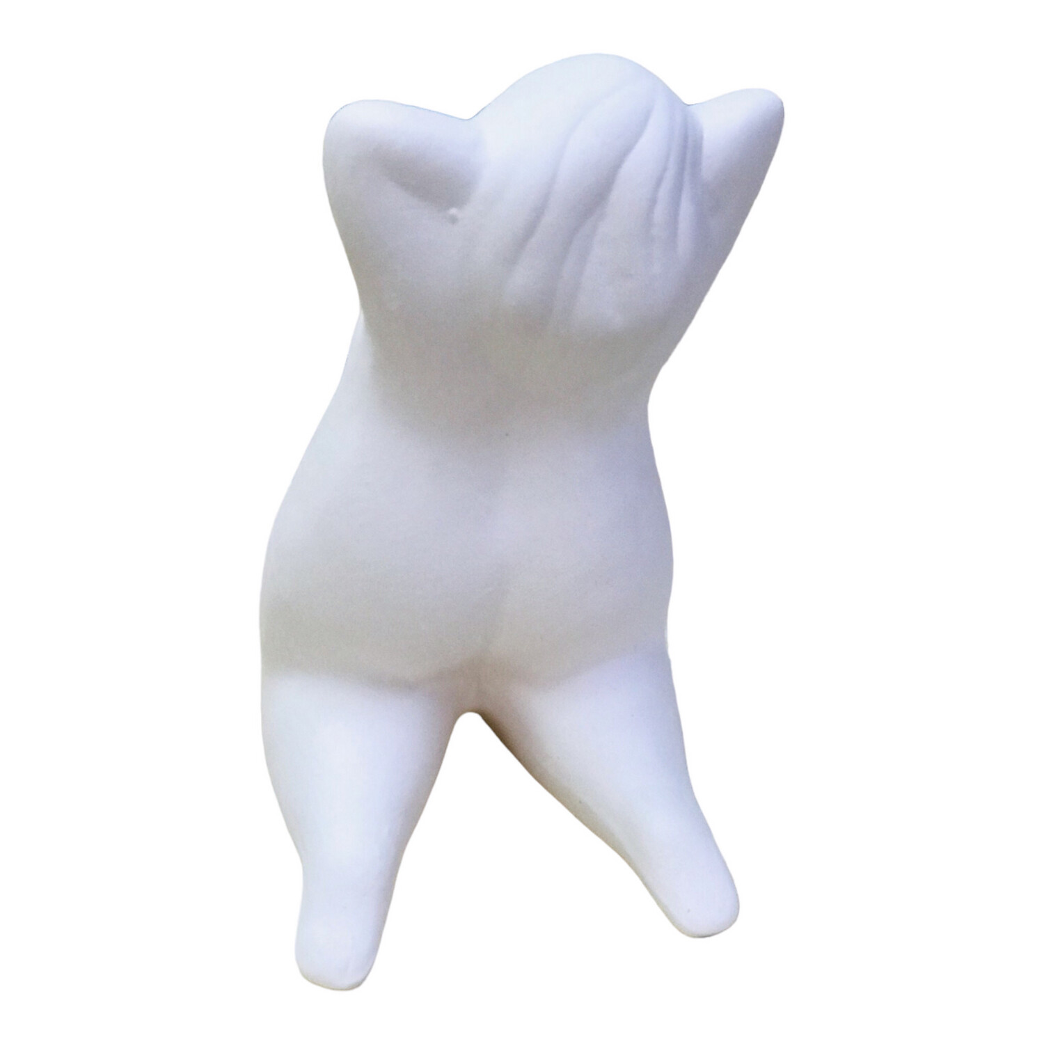 Plump Lady On Knees Ceramic
