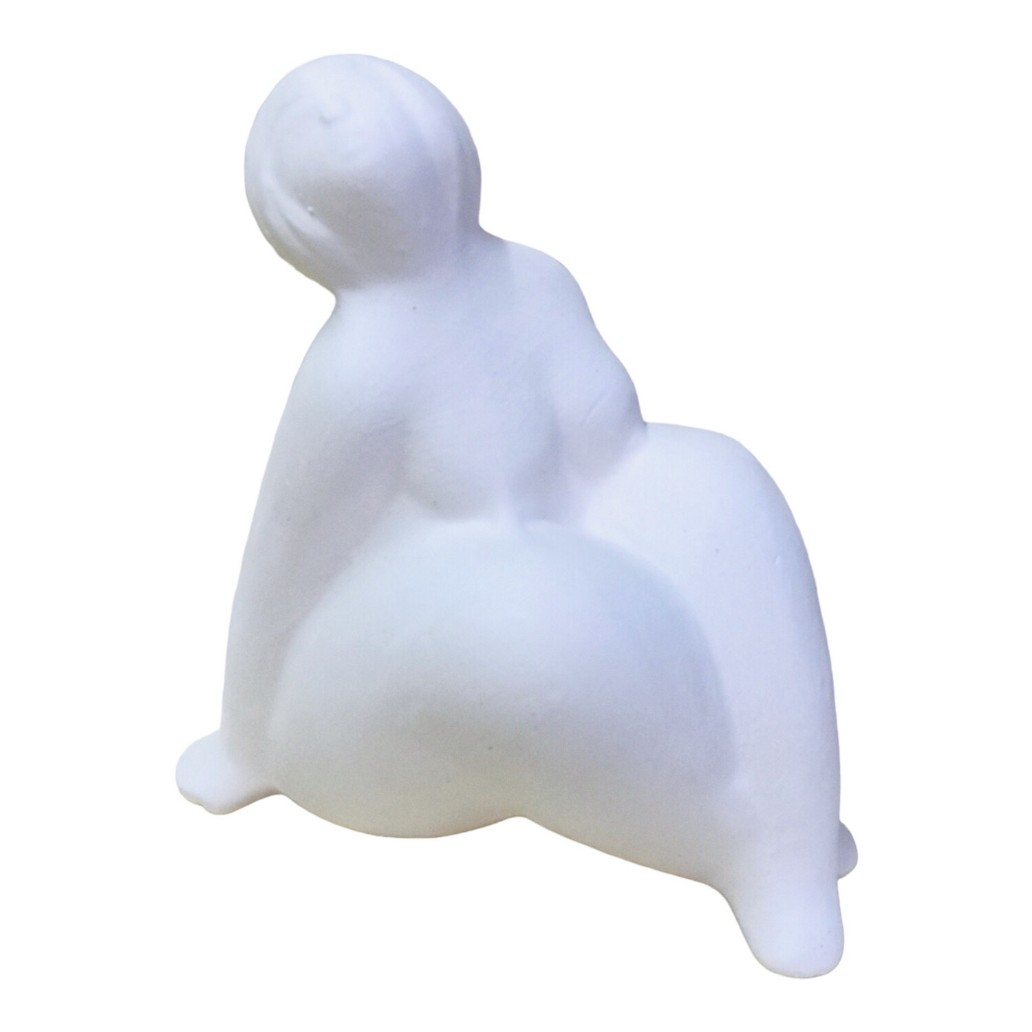 Plump Lady Relaxing Ceramic