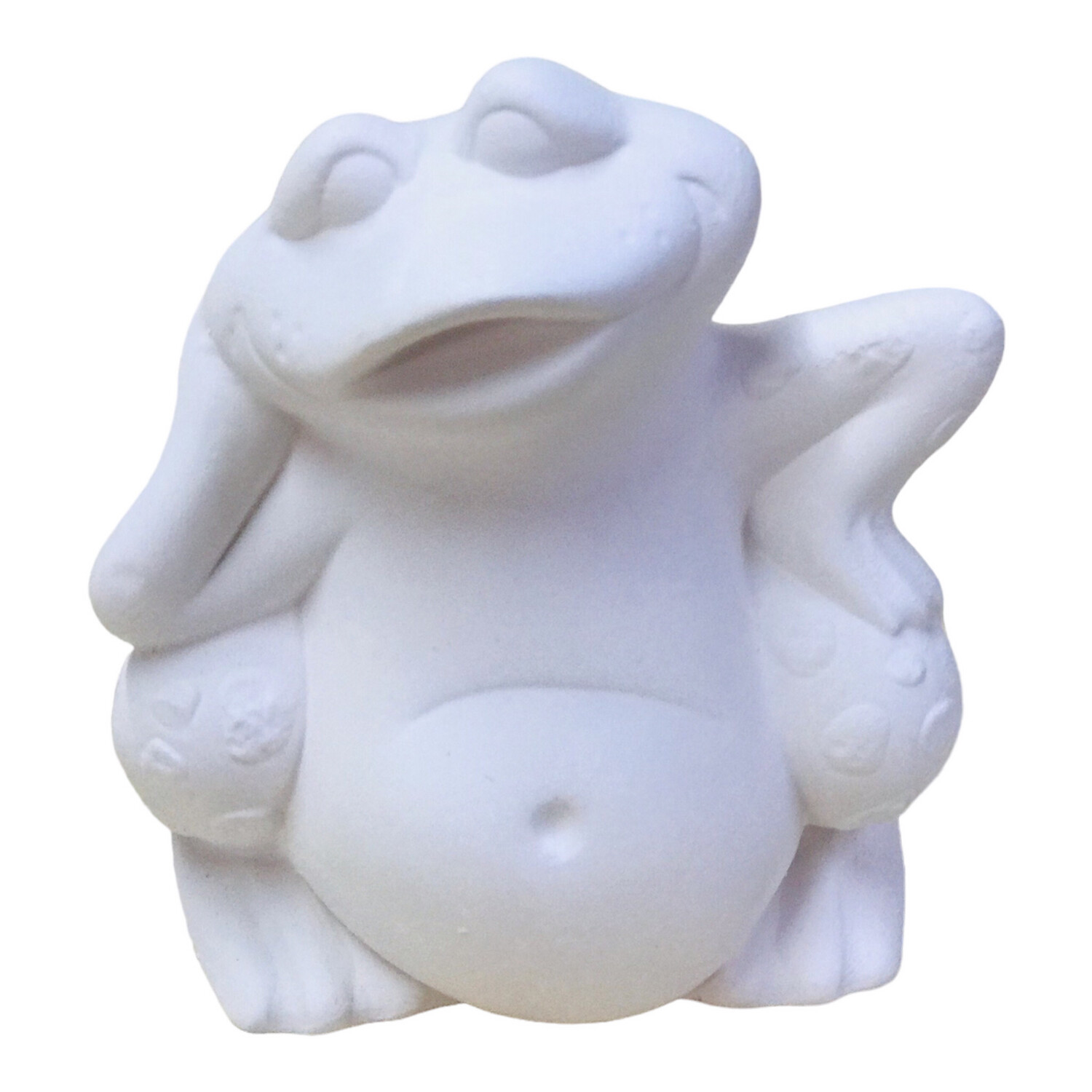 Silly Frog Elbow Up ceramic