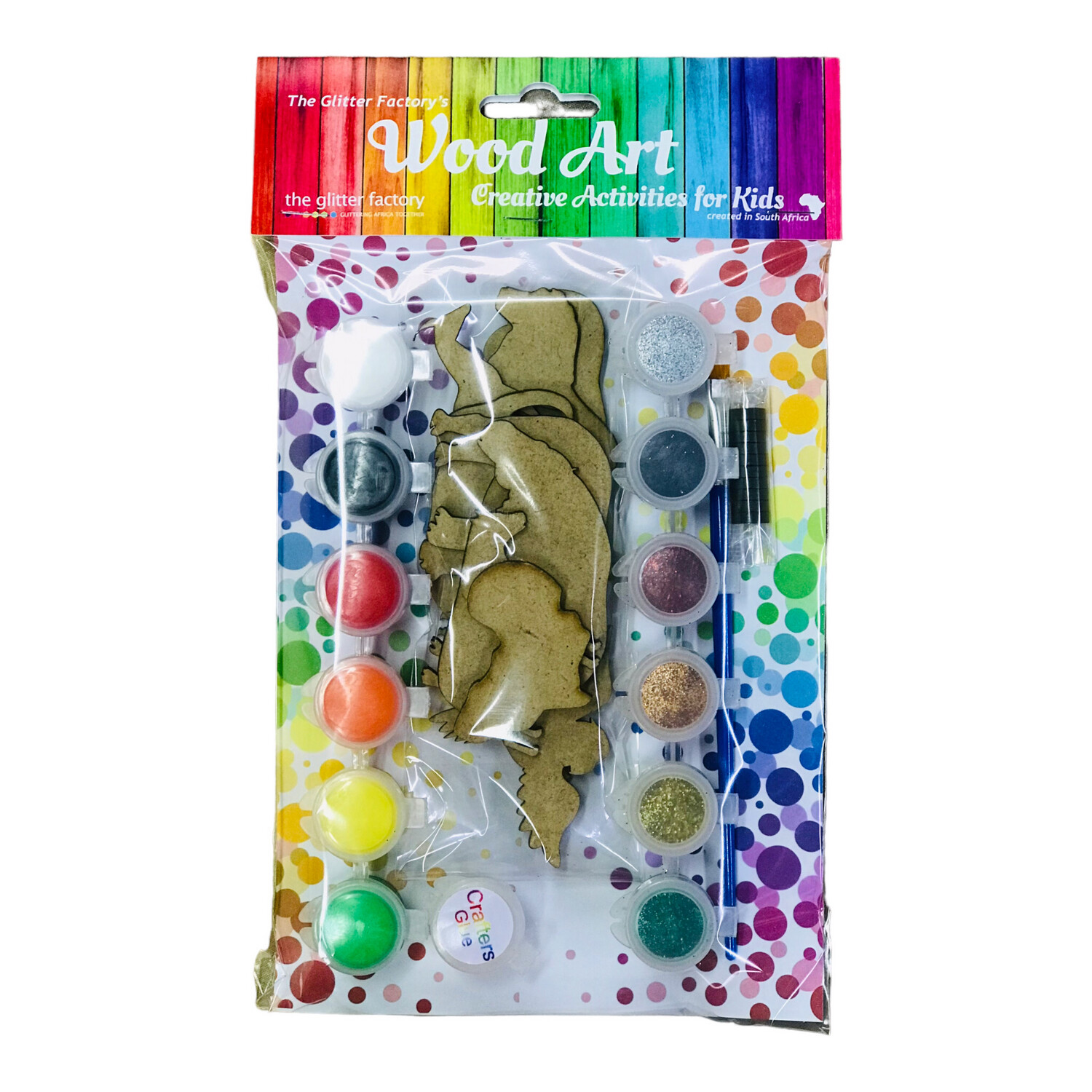 Africa Magnet WoodArt Kit