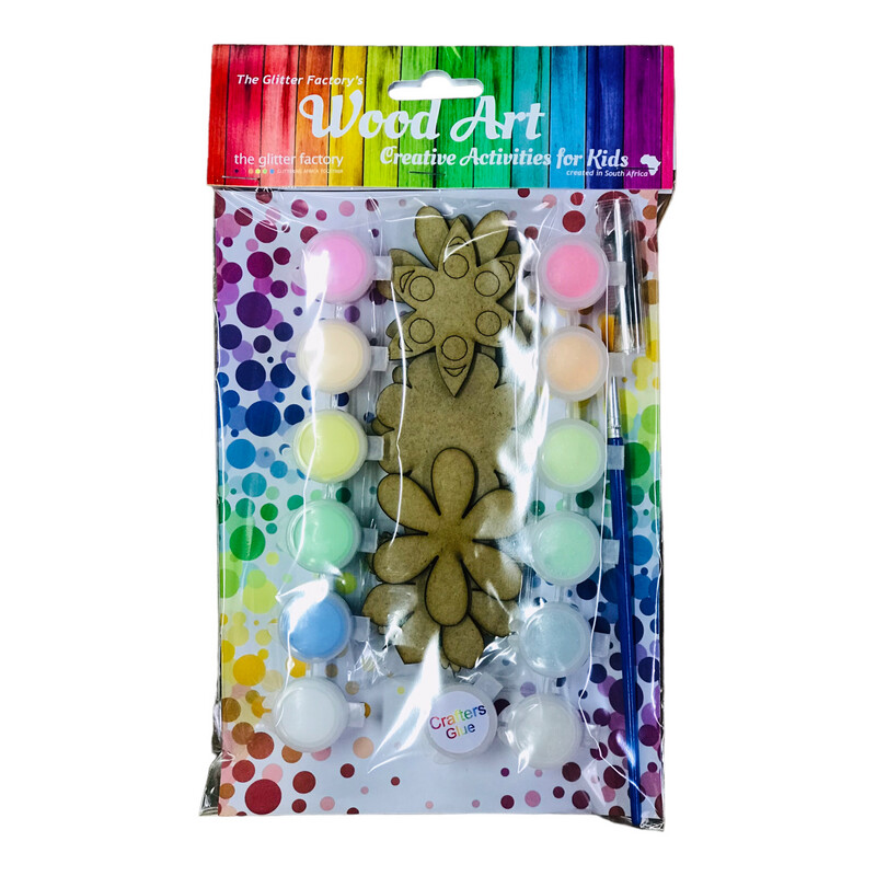 Flower Magnet WoodArt Kit