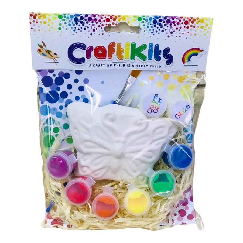 Curly Butterfly Ceramic CraftiKit