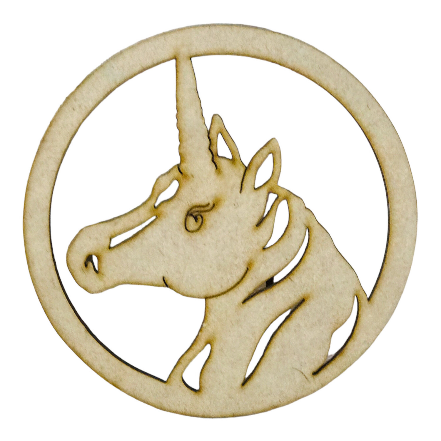 Unicorn Circle Wood Design