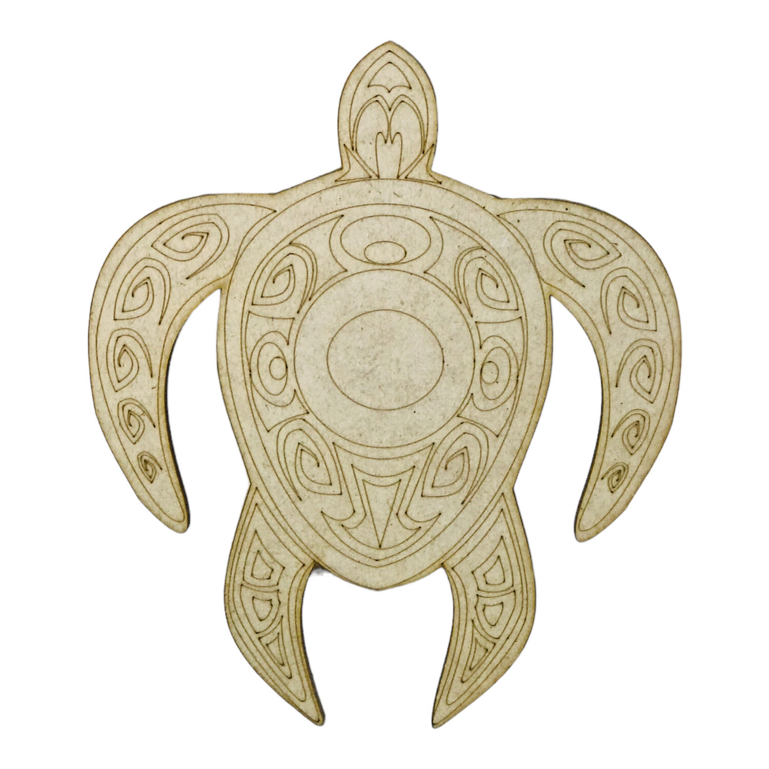 Turtle Tribal Wood Design