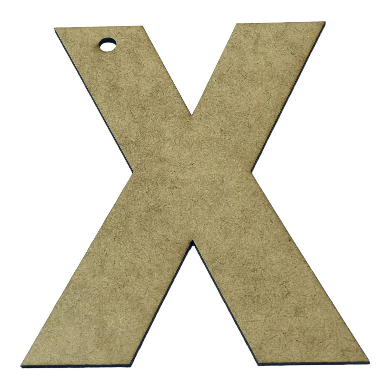 X Wooden Letter