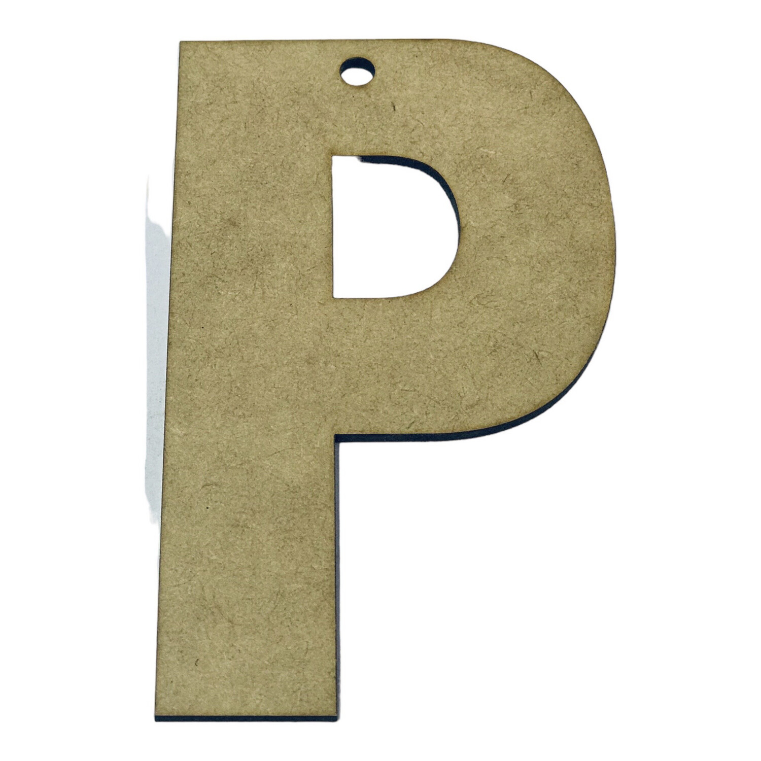 P Wooden Letter