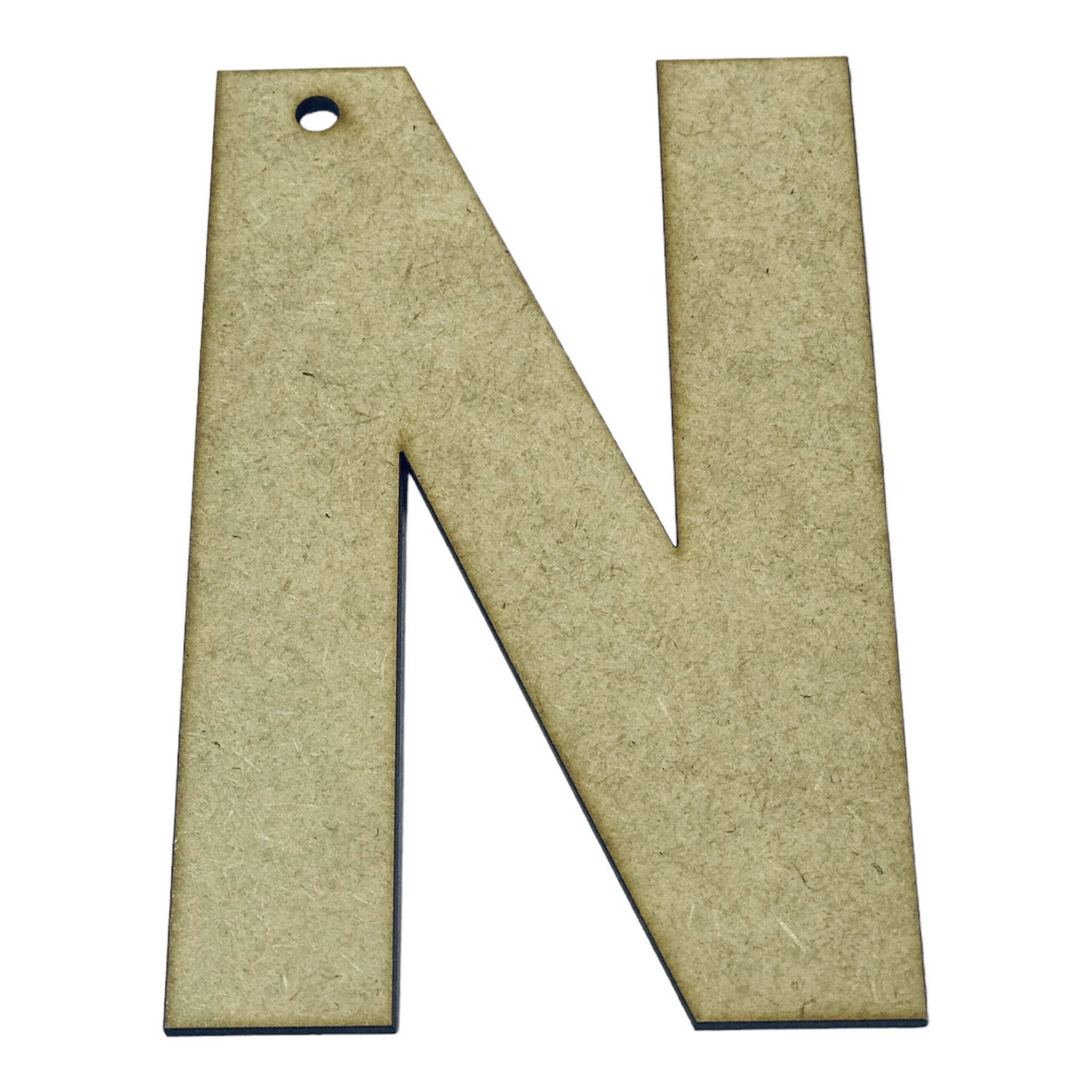 N Wooden Letter
