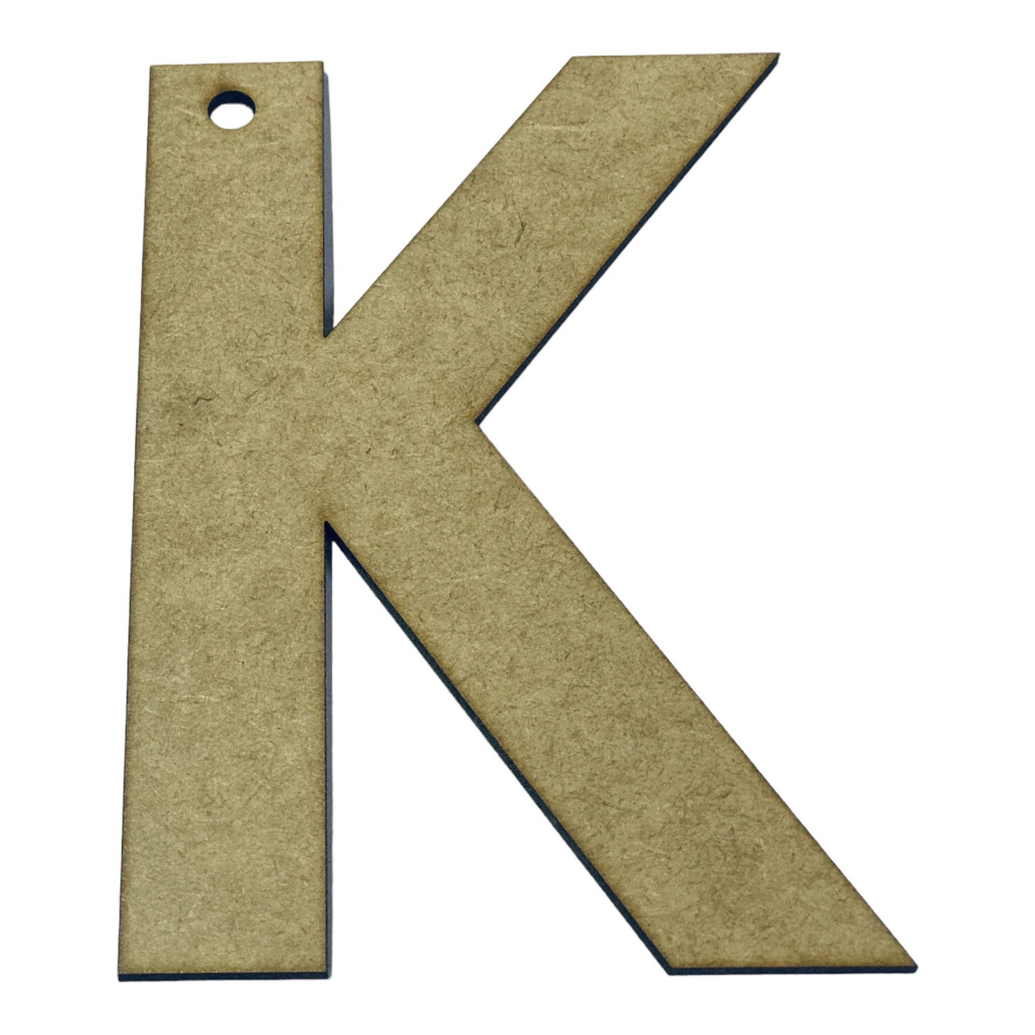 K Wooden Letter