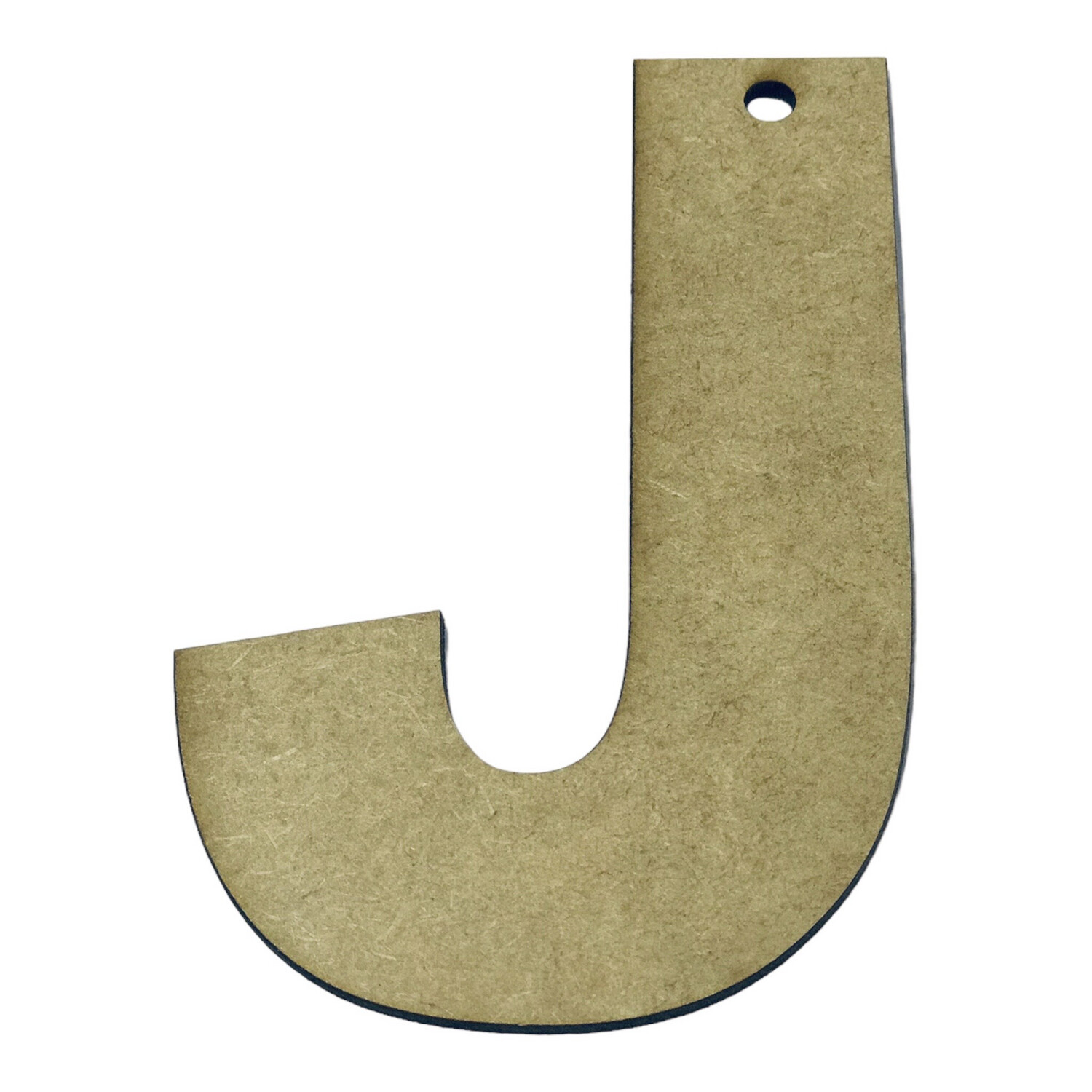 J Wooden Letter