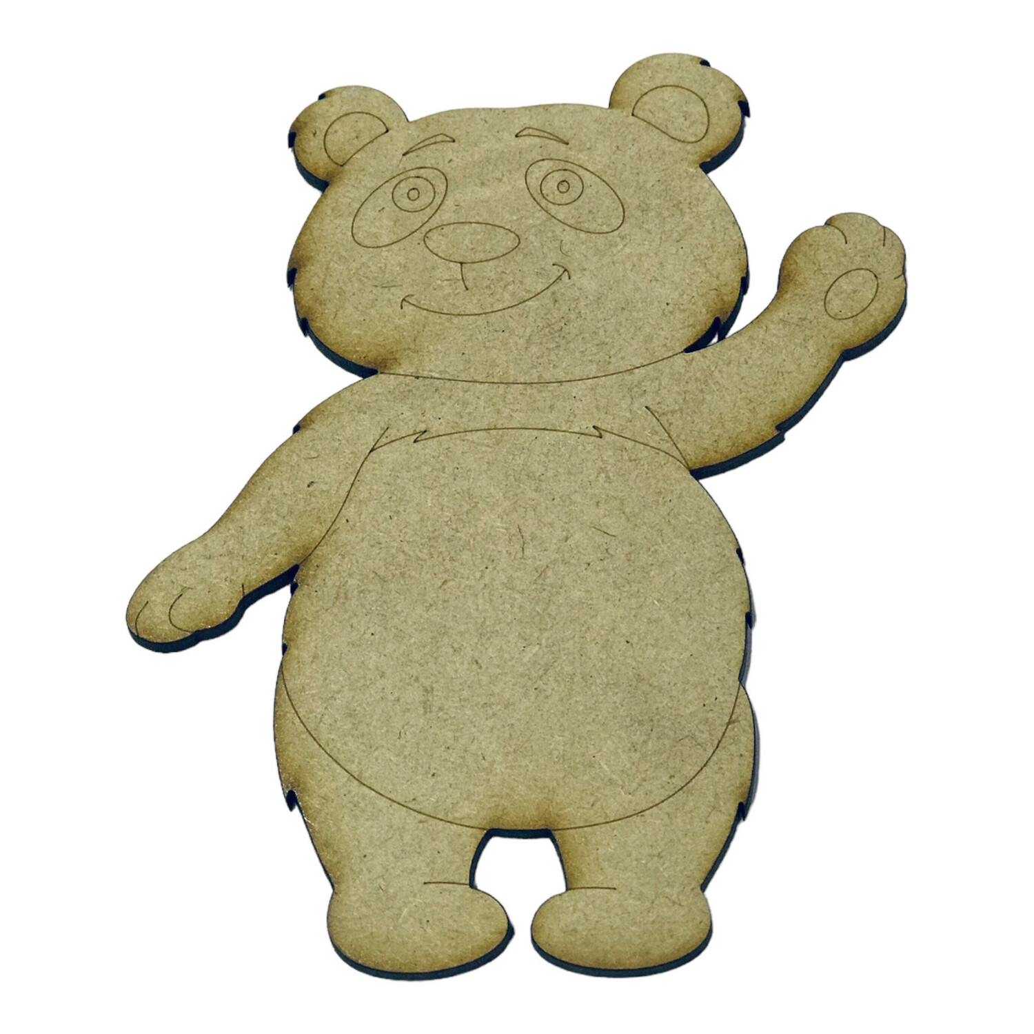 Panda Bear Wood Design