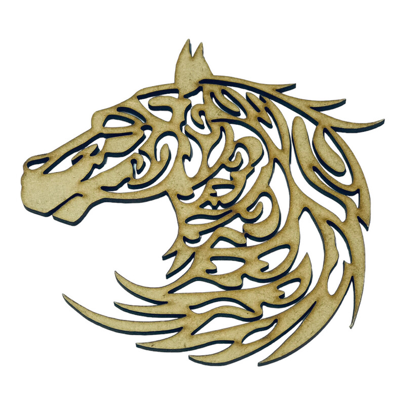 Horse Head Wood Design