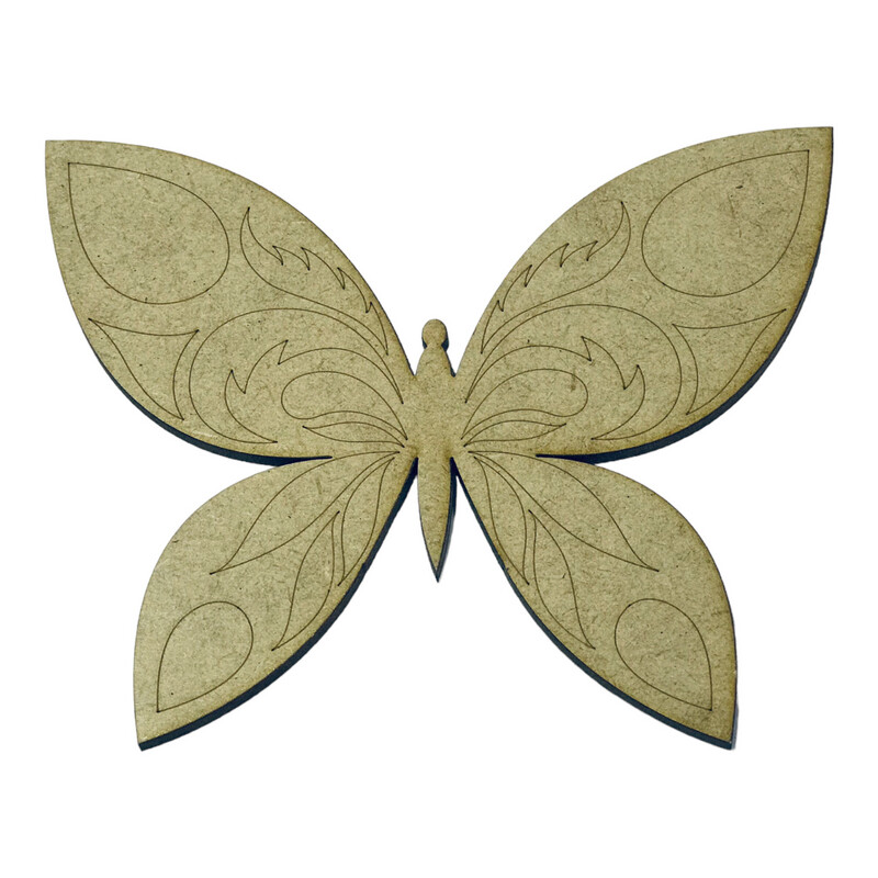 Butterfly Wood Design