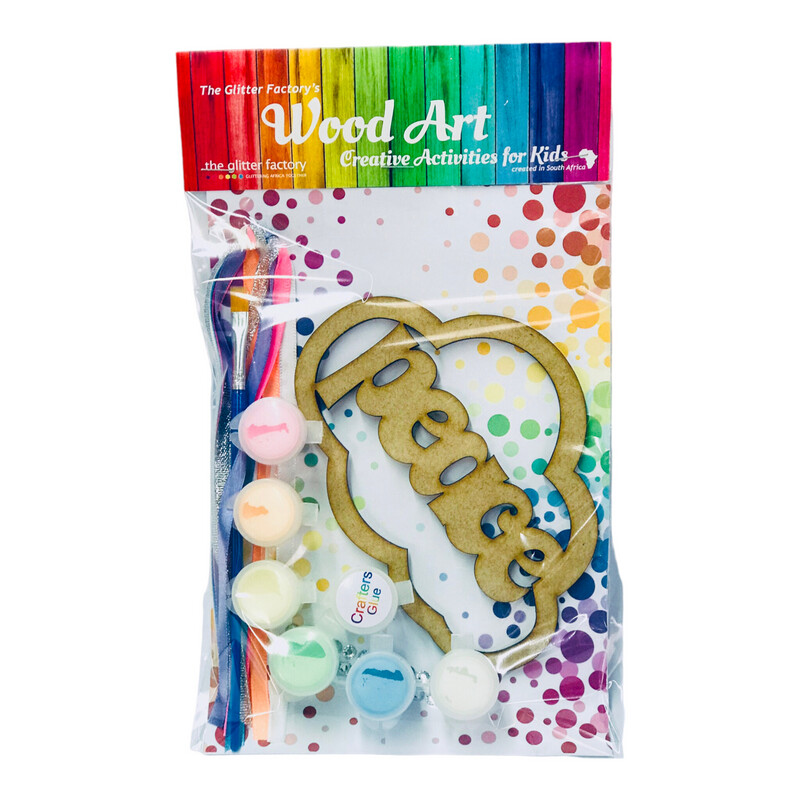 Peace WordCloud Activity Kit Pastel