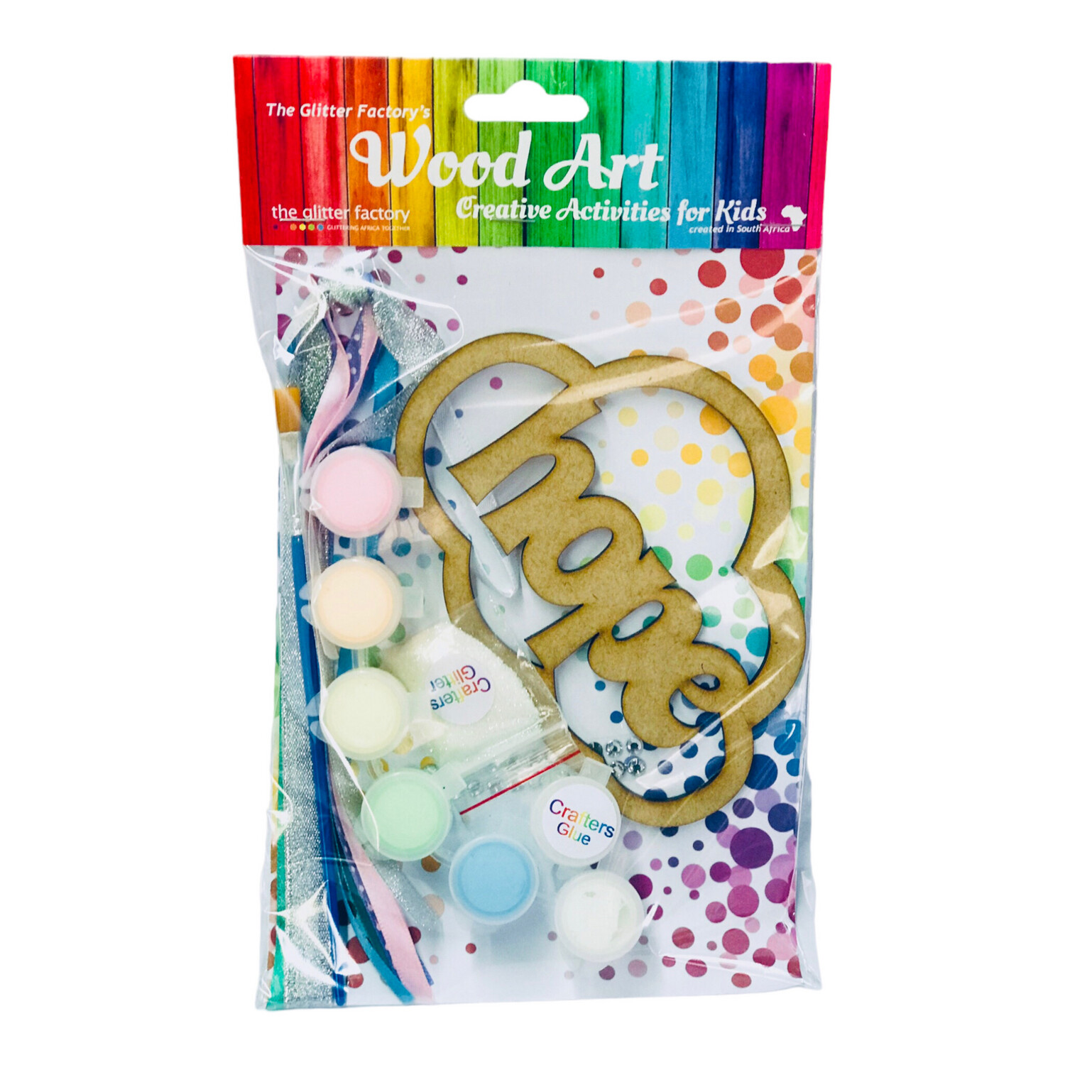 Hope WordCloud Activity Kit Pastel