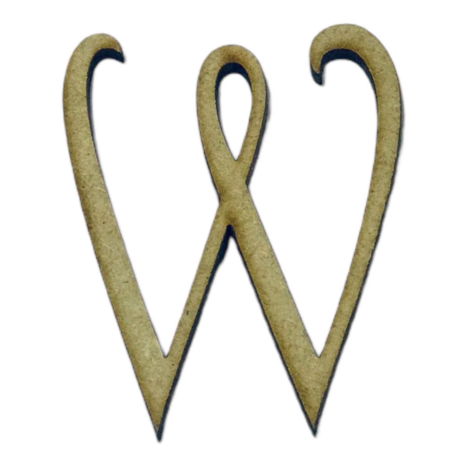 W Wooden Letter