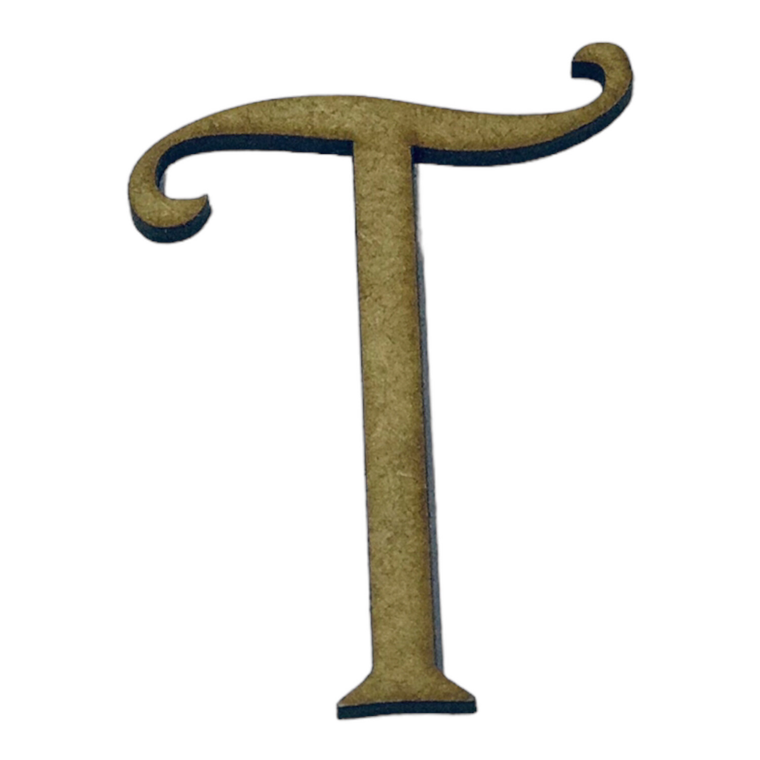 T Wooden Letter