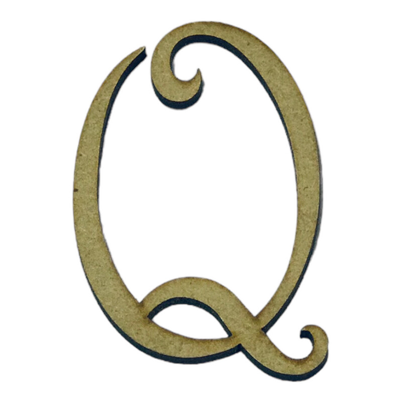 Q Wooden Letter