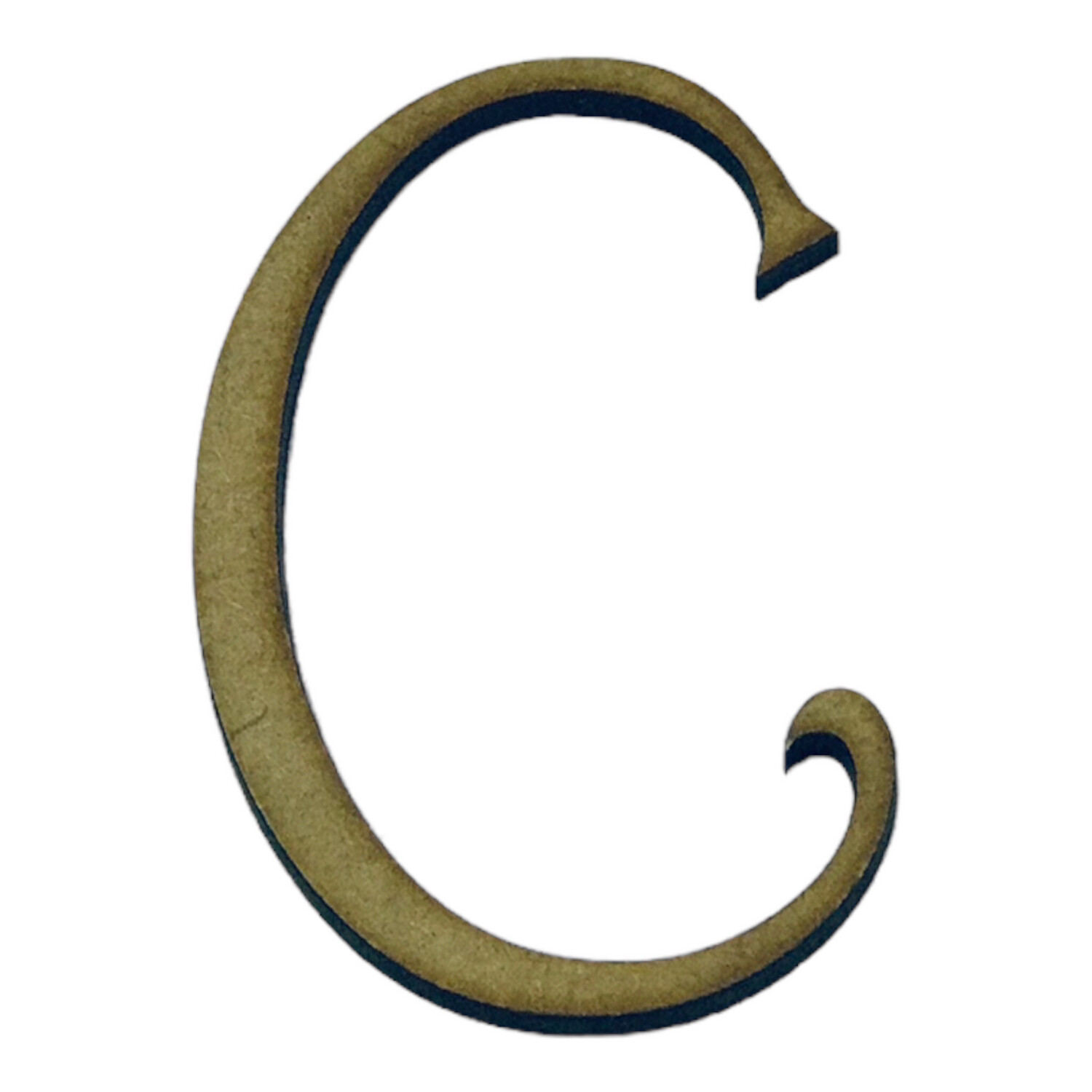 C Wooden Letter