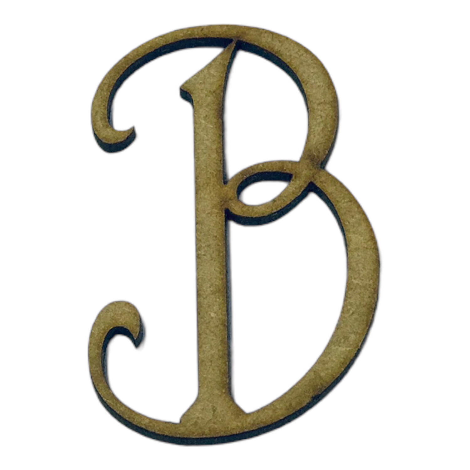 B Wooden Letter
