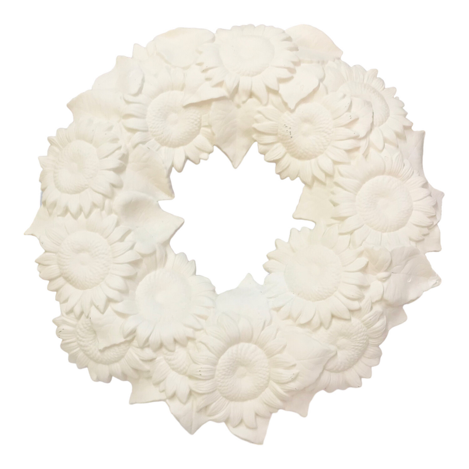 Sunflower Wreath Ceramic