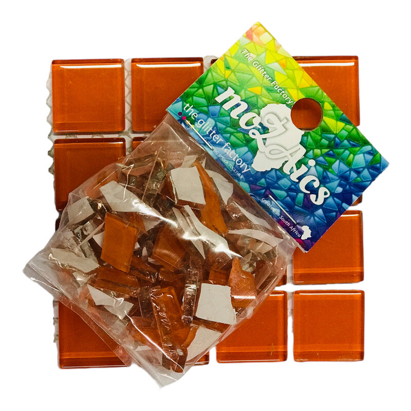 Nipped Mosaic Tiles Tangerine 100g