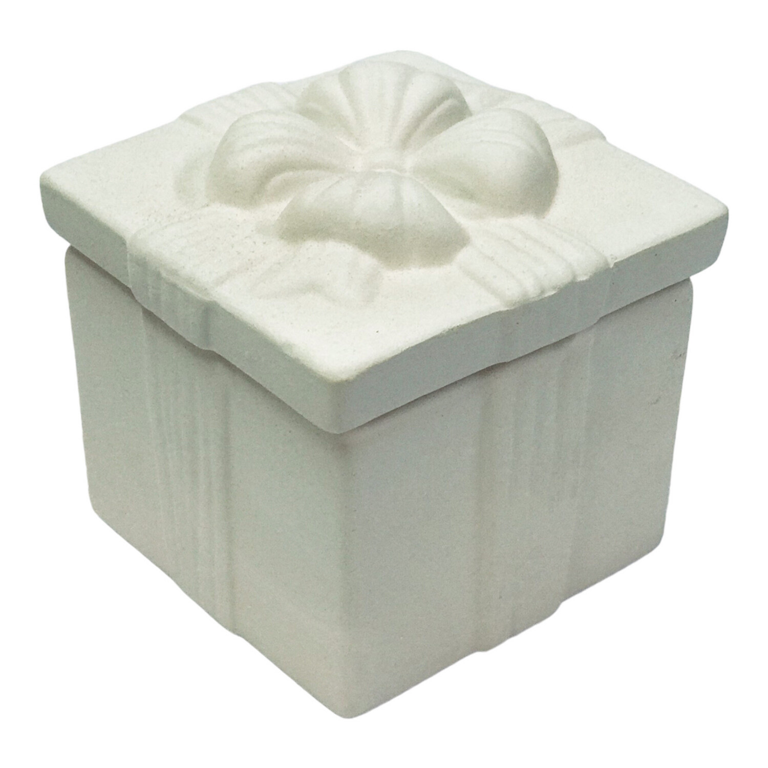 Ribbon Trinket Box Ceramic