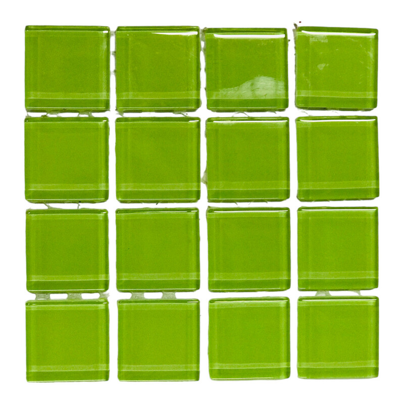 Nipped Mosaic Tiles Lime 80g