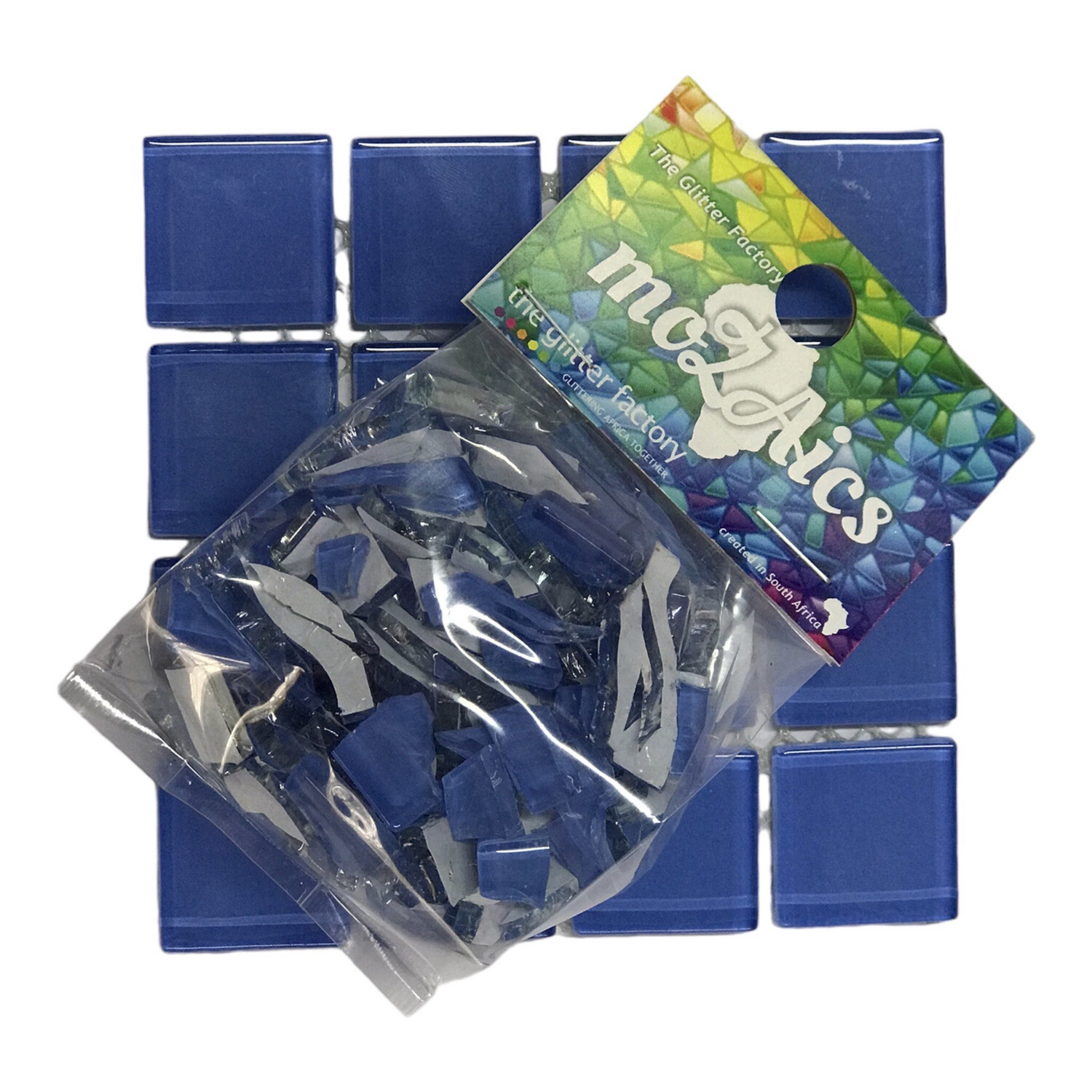 Nipped Mosaic Tiles Sky Blue 100g