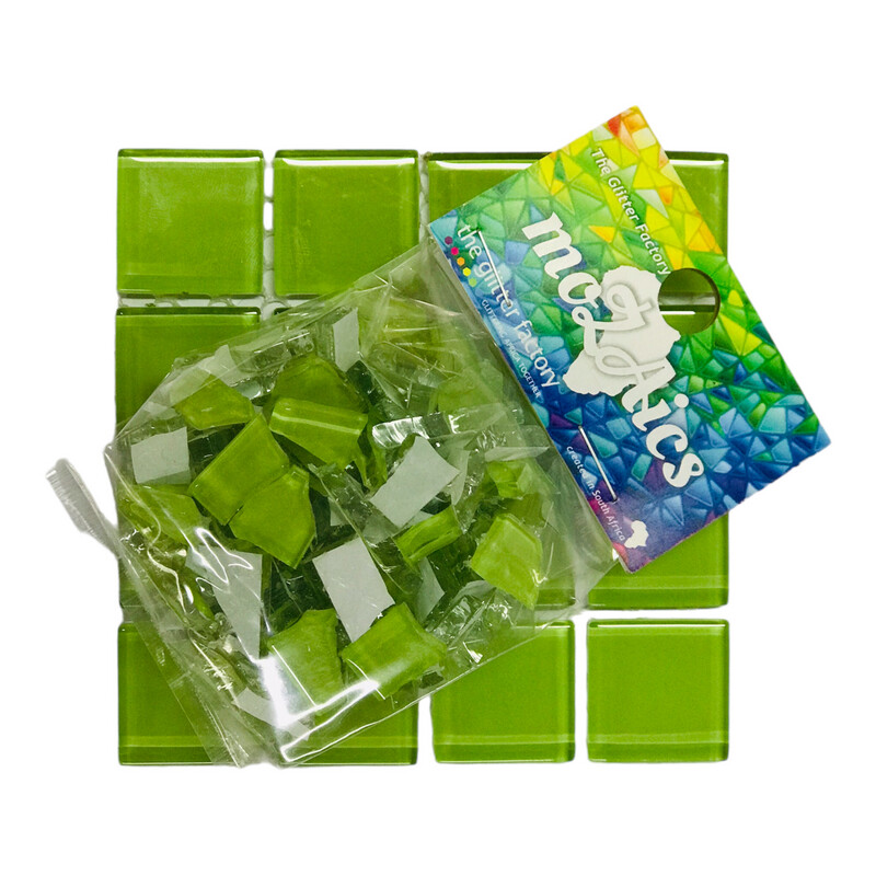 Nipped Mosaic Tiles Lime 100g