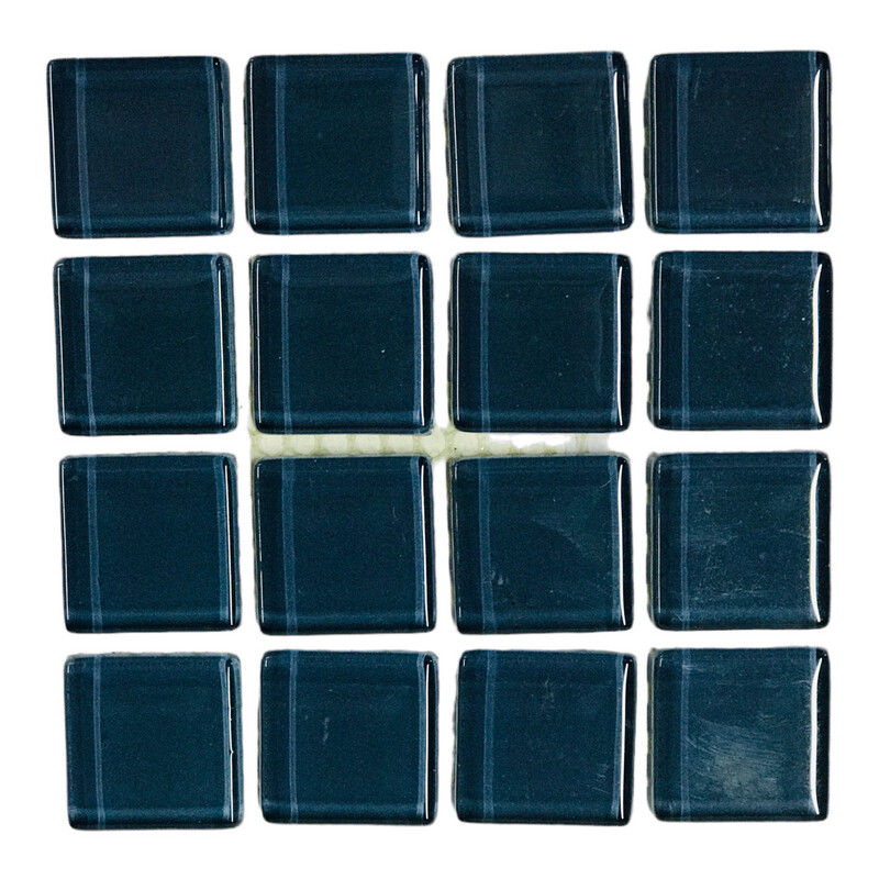 Nipped Mosaic Tiles Smokey Blue 80g