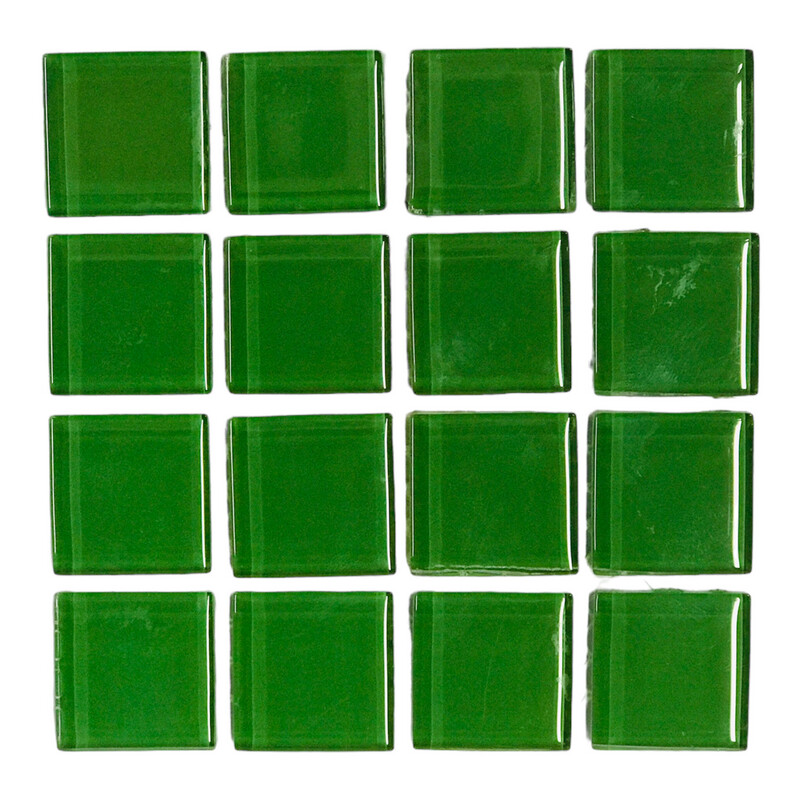 Nipped Mosaic Tiles Dark Green 80g