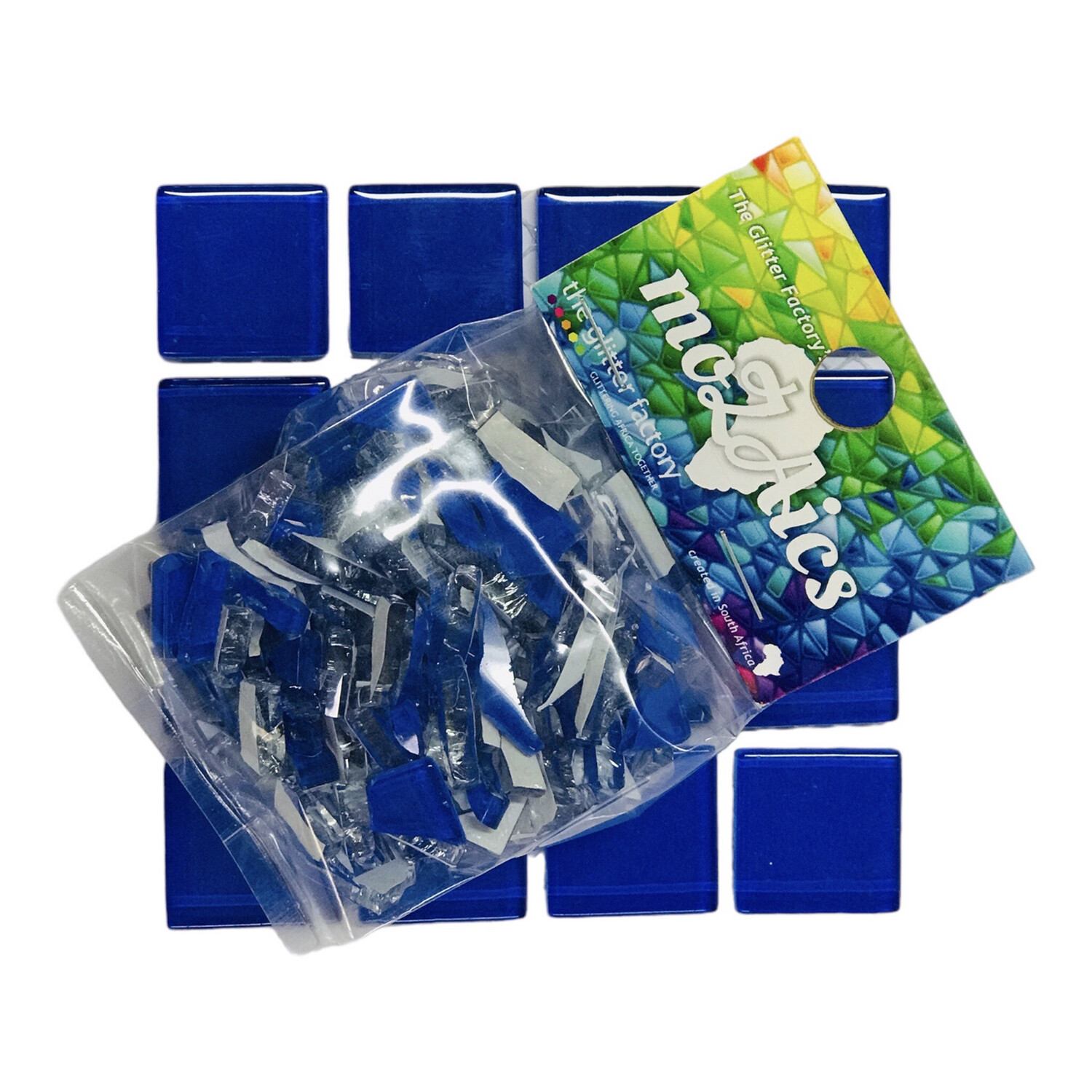 Nipped Mosaic Tiles Water Blue 80g