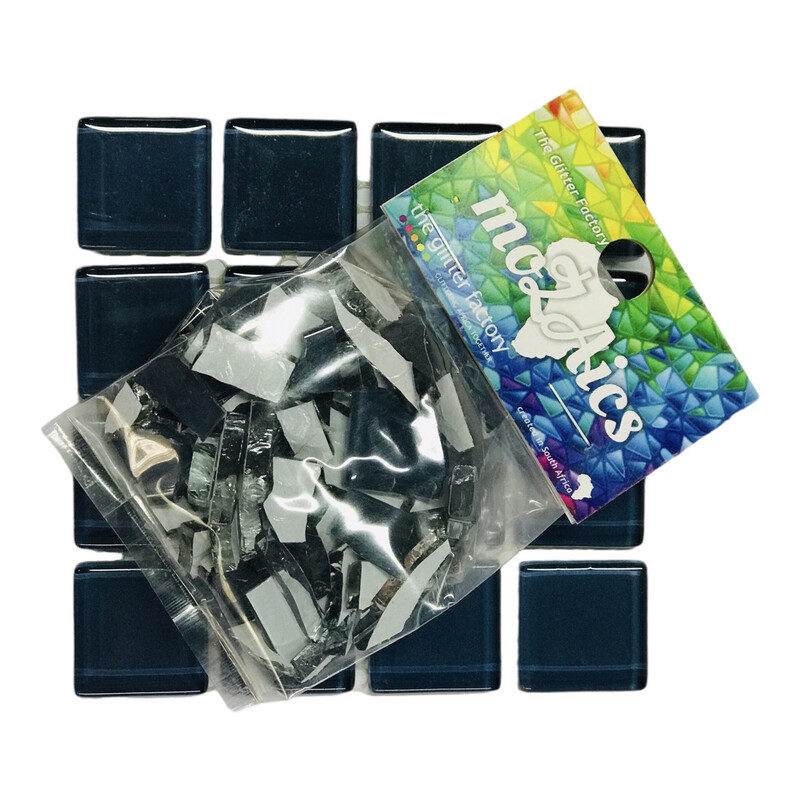 Nipped Mosaic Tiles Smokey Blue 100g
